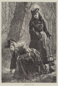 Récolte de violettes des bois - Walter Duncan